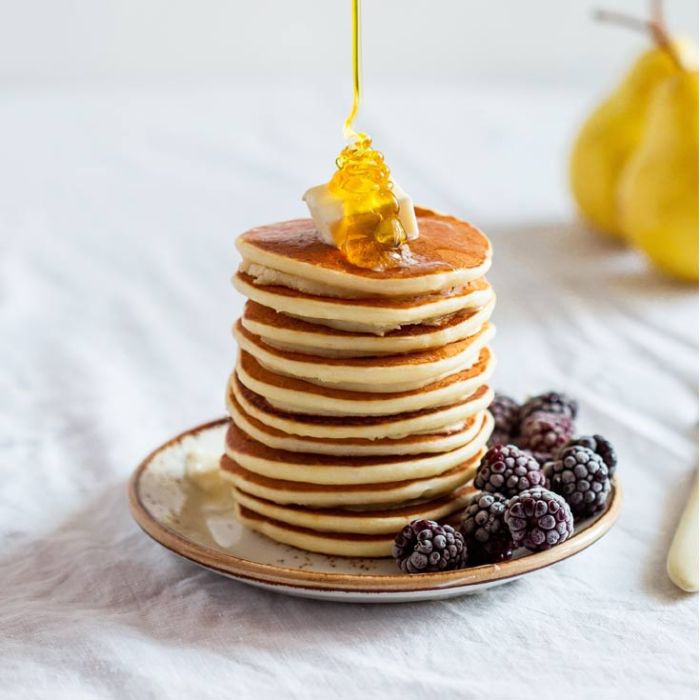 Poêle à pancake + brosse de nettoyage