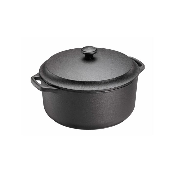  Cocotte en fonte ronde 4 litres couvercle fonte