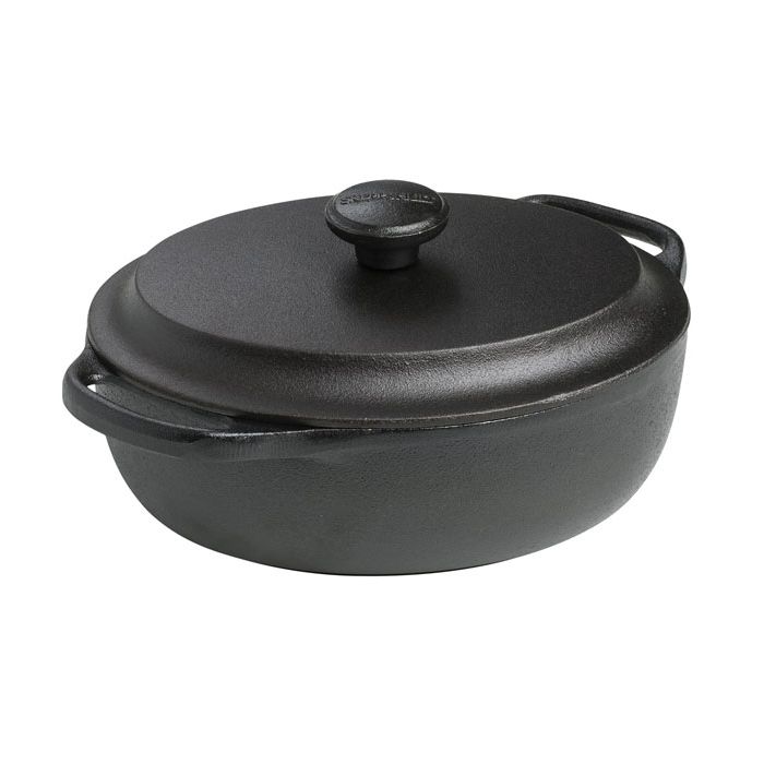  Cocotte en fonte ovale 4 litres