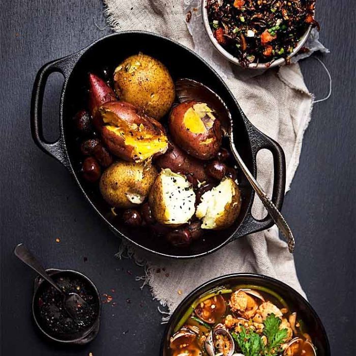 Cocotte en fonte ovale 2 litres