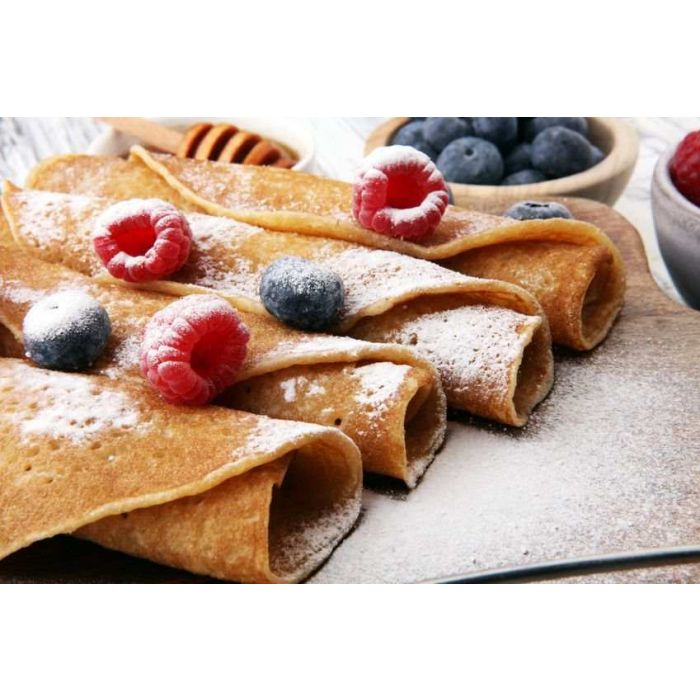 Poele crêpe poignée en noyer