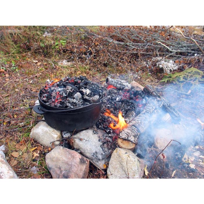  Cocotte en fonte d'autrefois avec anse - Dutch oven