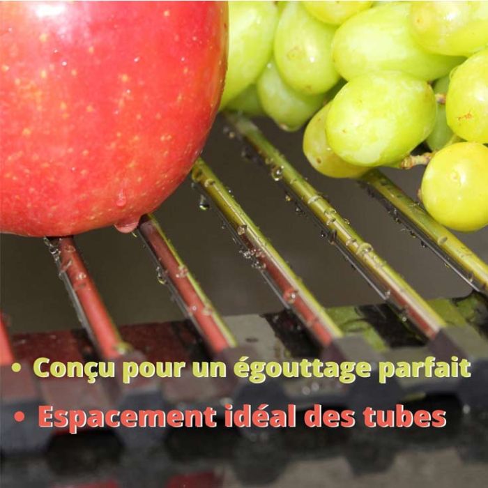 Egouttoir vaisselle inox enroulable
