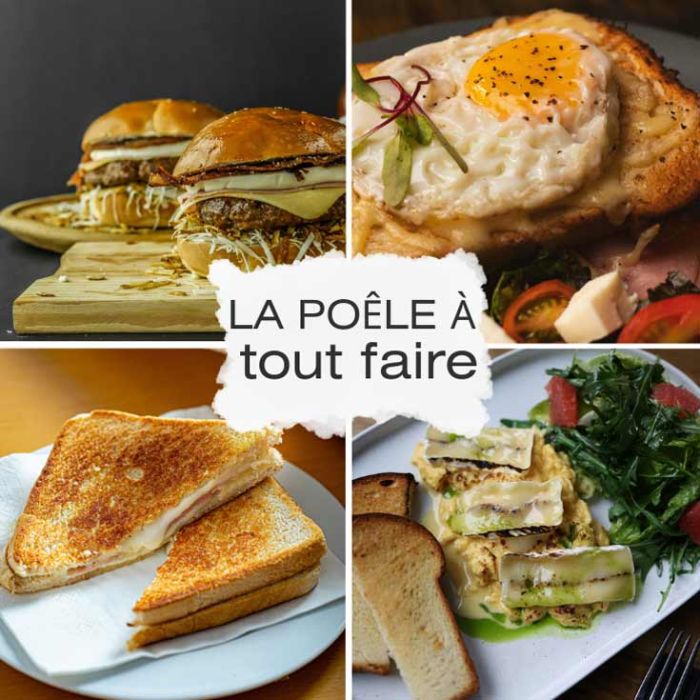 Poêle crêpe en fonte carrée 25x25 cm Skeppshult - Poignée hêtre