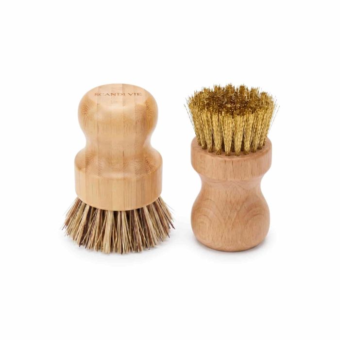 Brosse de nettoyage Fibres de coco + laiton