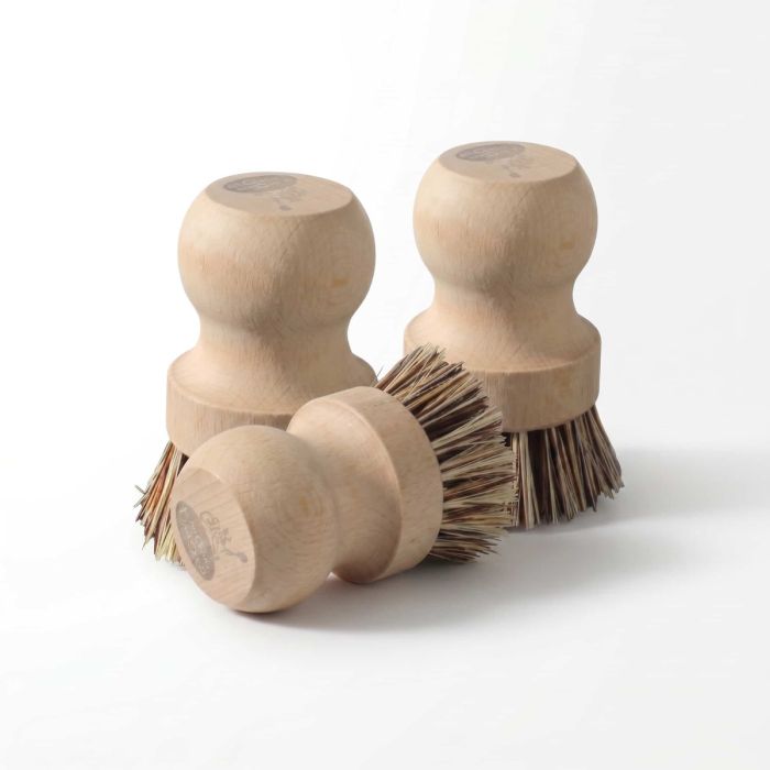Lot de 3 Brosses de nettoyage en fibre de coco