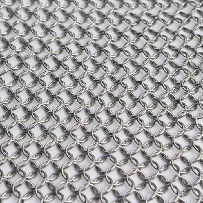 Cotte de maille à récurer en inox