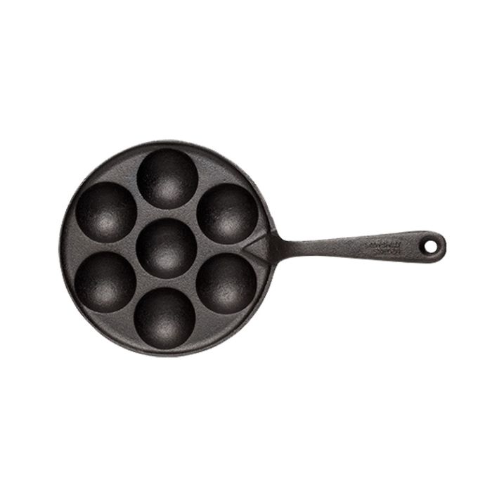 Poêle muffin - 7 empreintes + manchon cuir