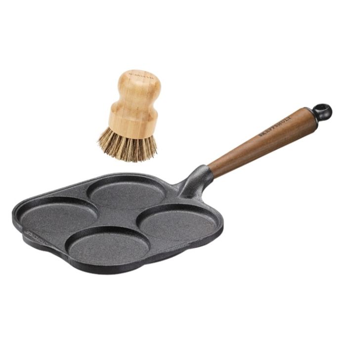 Poêle à pancake + brosse de nettoyage