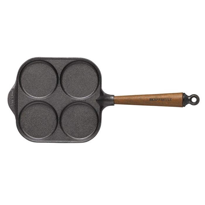 Poêle blinis en fonte 4 moules