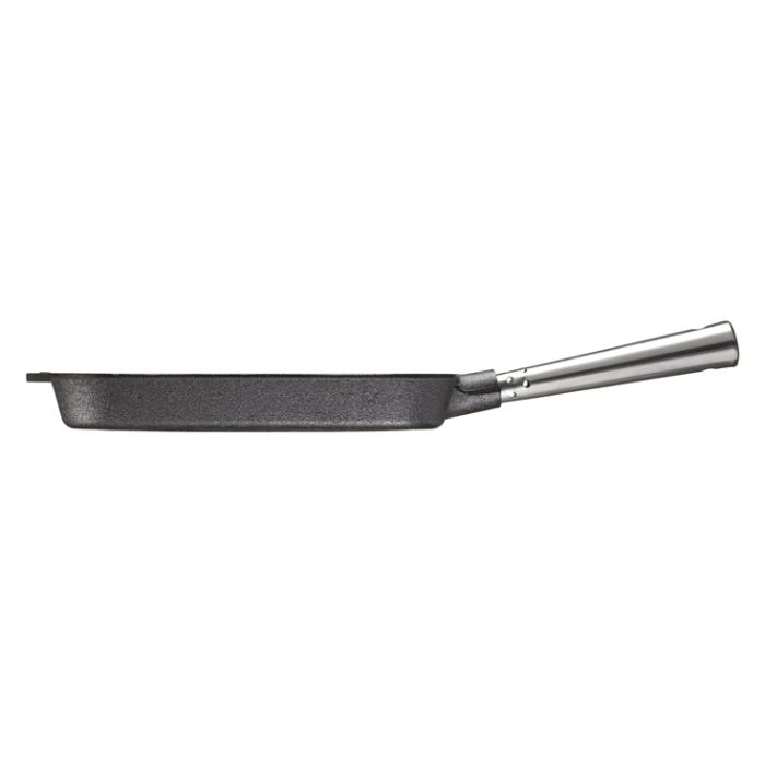 Poele grill carrée 24 x 24 cm poignée inox