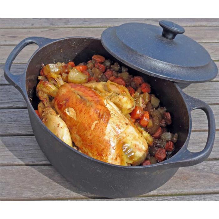Cocotte fonte ovale 6 litres