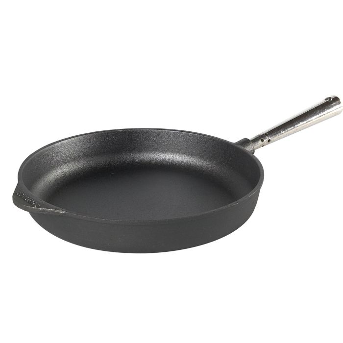 Poele sauteuse fonte Ø 28 cm - Poignée inox