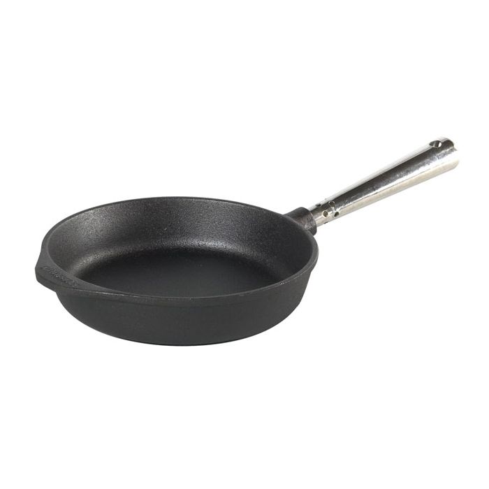 Poele sauteuse en fonte Ø 20 cm poignée inox