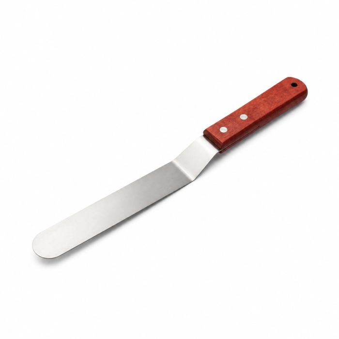 Spatule fine Inox coudée