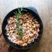 champignons lardons sautes dans wok