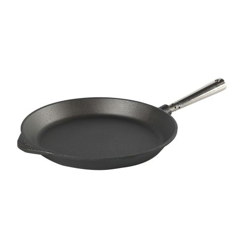 poele a frire en fonte 28cm skeppshult manche inox