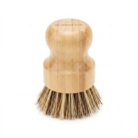 Brosse de nettoyage vaisselle en fibre de coco et agave