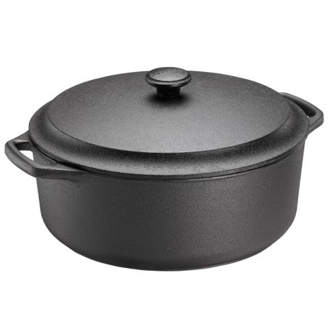 SAUTER - Cocotte Ovale 30 cm 4,7 Litres en Fonte d'Acier