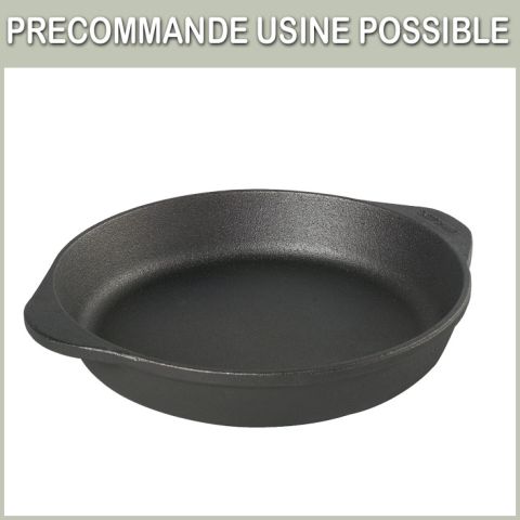 Plat à four en fonte 22 cm pour gratin ou viande