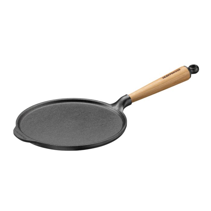 Poêle crêpe Skeppshult - Poignée en chêne main product photo