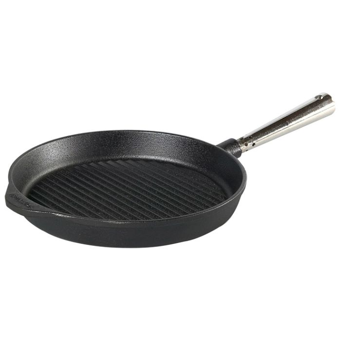 Poele grill Ø 24 - Poignée inox main product photo