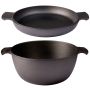 Cocotte en fonte avec couvercle 2 en 1 skeppshult 4.5 litres